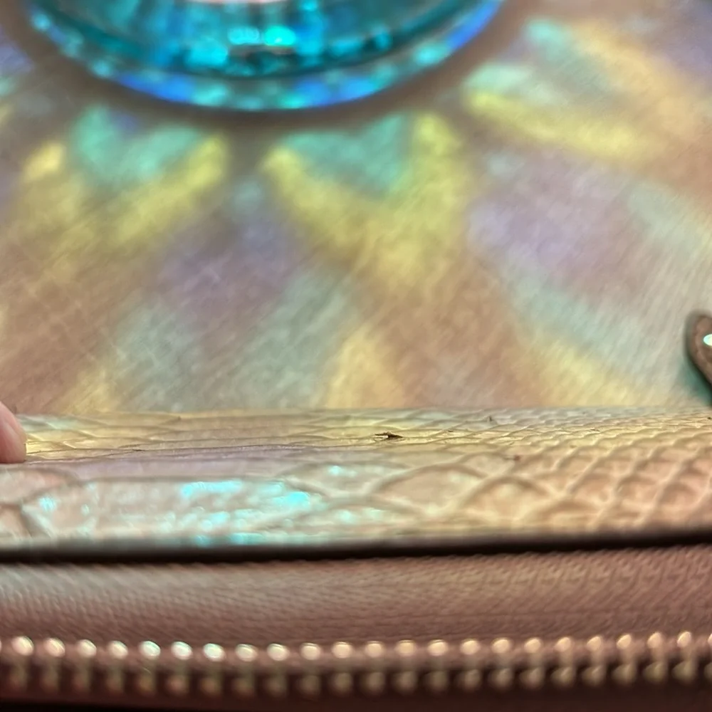 Coach Wallet Snakeskin Embossed - Picture 8 of 9